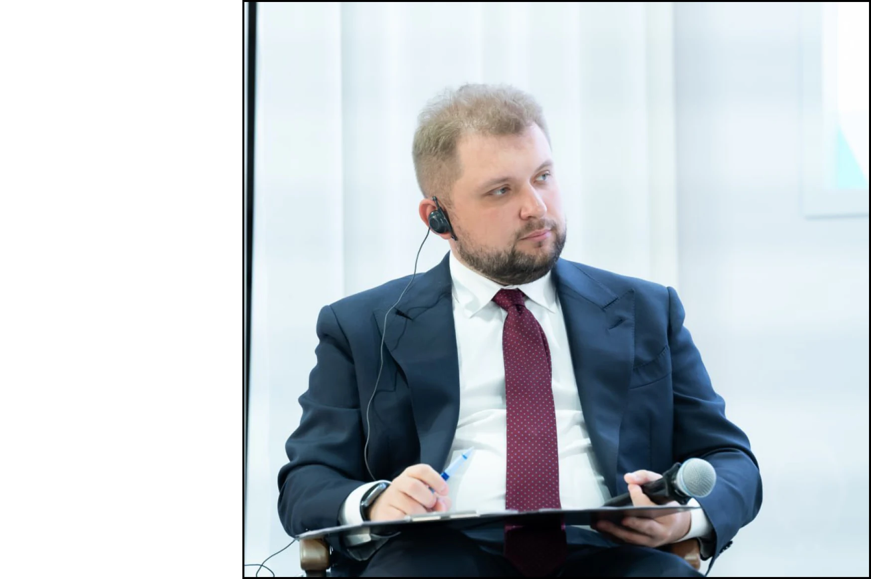Борис Чернышов на публичной дискуссии